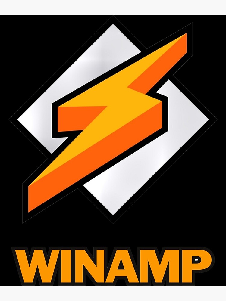 “Winamp logo " Poster for Sale by microBacts | Redbubble