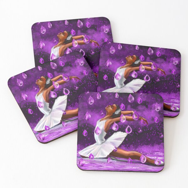 Item preview, African American Ballerina dancing -  brown skin black woman ballerina ballet - love dance designed and sold by Artonmytee.