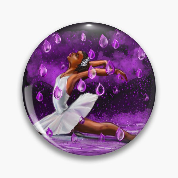 Item preview, African American Ballerina dancing -  brown skin black woman ballerina ballet - love dance designed and sold by Artonmytee.