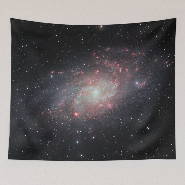 Item preview, Triangulum Galaxy (M33, NGC 598) - A very detailed view (constellation of Triangulum) designed and sold by Raureif.