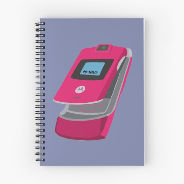 Item preview, Y2K Pink Motorola Razr Drawing    designed and sold by microBacts.