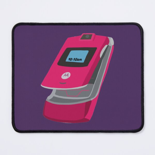 Item preview, Y2K Pink Motorola Razr Drawing designed and sold by microBacts.