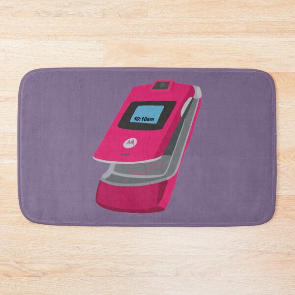 Item preview, Y2K Pink Motorola Razr Drawing    designed and sold by microBacts.