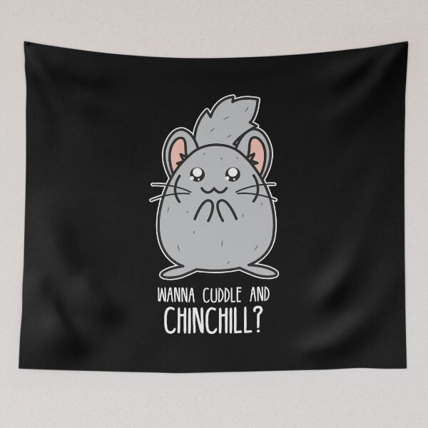 Item preview, You wanna cuddle and chinchill? | Cute chinchilla  designed and sold by crazycollective.