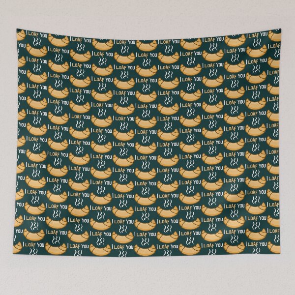 Item preview, I LOAF YOU. funny design. new.   designed and sold by Pzakiya.
