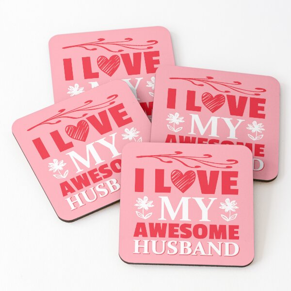 Item preview, I Love my Awesome Husband - unique design designed and sold by Froyd Wess.