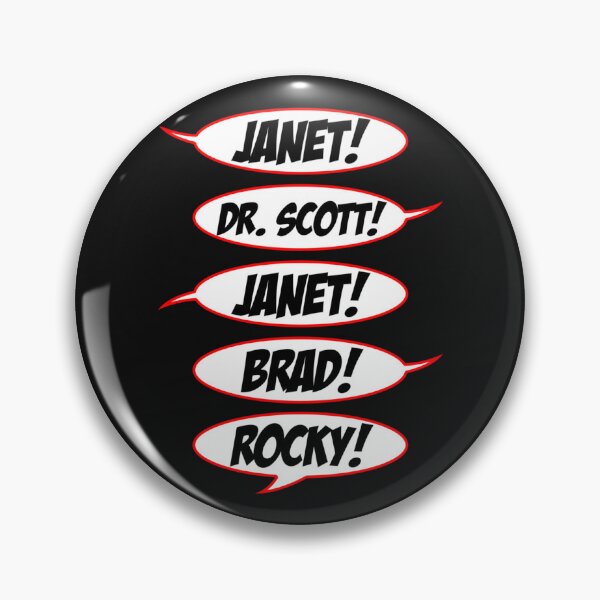 Item preview, Janet! Dr. Scott! Janet! Brad! Rocky!   designed and sold by Pzakiya.