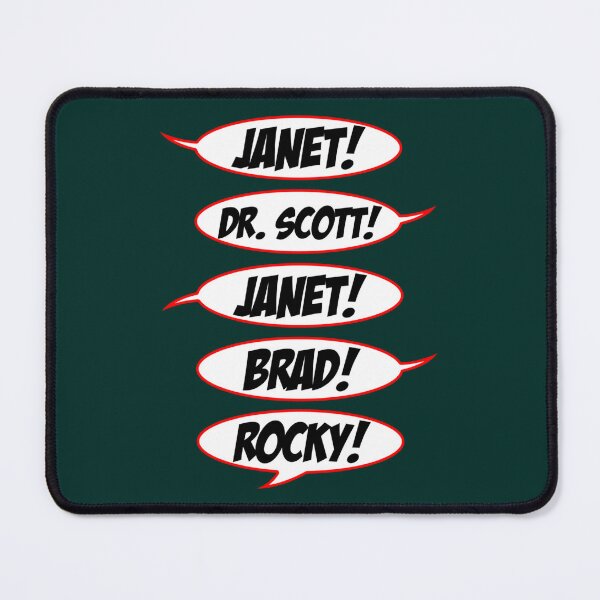 Item preview, Janet! Dr. Scott! Janet! Brad! Rocky!   designed and sold by Pzakiya.