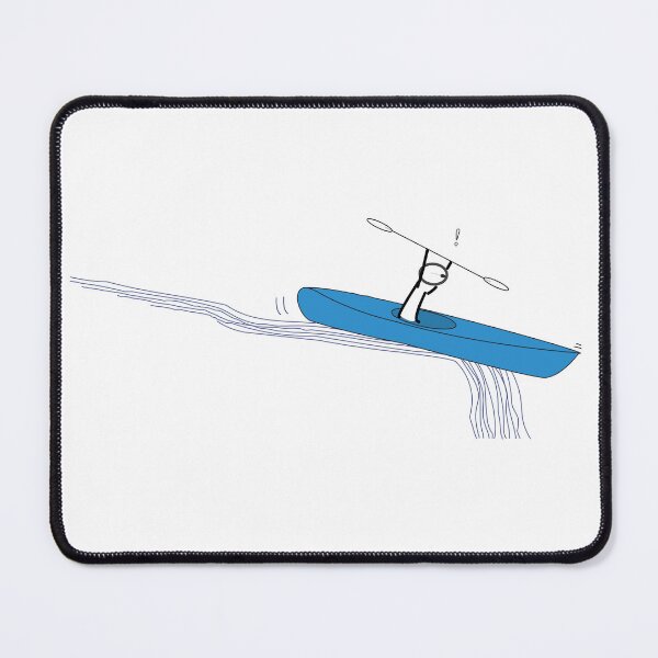Item preview, Kayaker - black design - for Kayak and Canoe fans designed and sold by Mindful-Designs.