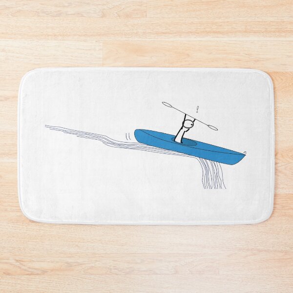 Item preview, Kayaker - black design - for Kayak and Canoe fans designed and sold by Mindful-Designs.