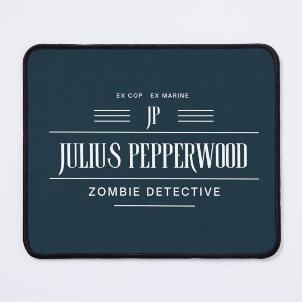 Item preview, Julius Pepperwood (ex cop ex marine zombie detective) | New Girl Inspired | Sticker DIY cosplay fandom | Heckinfarout designed and sold by Two Otters Co.