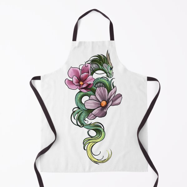 Item preview, dragón con flores designed and sold by Ketrinartistka.