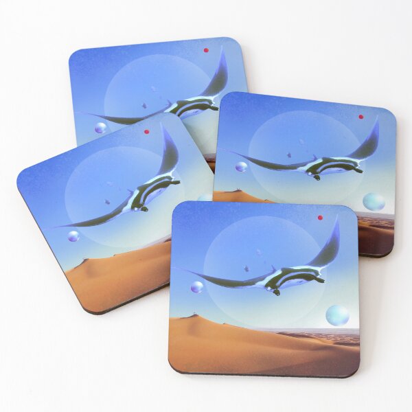 Item preview, Fantasy sea and desert world. Dune and manta. designed and sold by KarolinaKarotka.