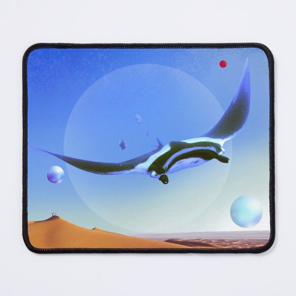 Item preview, Fantasy sea and desert world. Dune and manta. designed and sold by KarolinaKarotka.