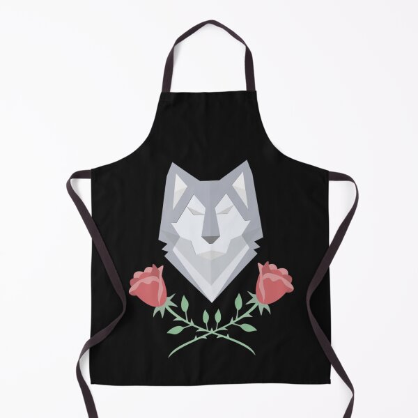 Item preview, wolf and roses designed and sold by Pzakiya.
