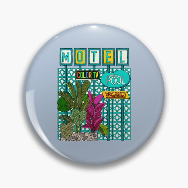 Item preview,  Breeze Block Motel Sign with Plants designed and sold by jenbucheli.