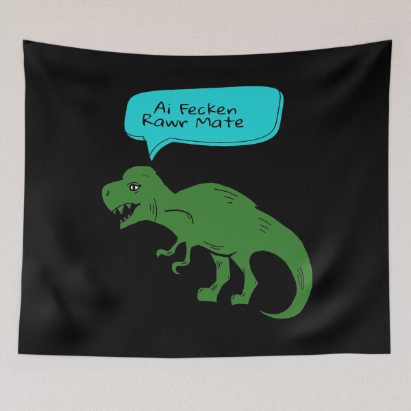 Item preview, Scottish Dinosaur TRex rawr designed and sold by DemonicGloom.