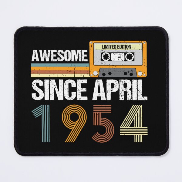 Item preview,  Awesome Since April 1954 | 70th birthday | vintage April 1954 designed and sold by AMINE  ★★★★★.
