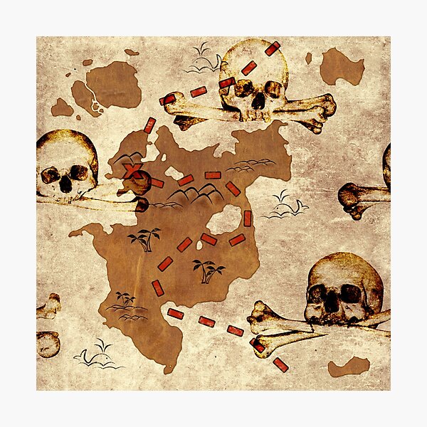 Item preview, treasure map designed and sold by Redkirra.