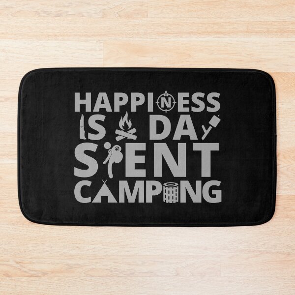Item preview, Happiness is a day spent camping - SYMBOLS. designed and sold by JockArts.