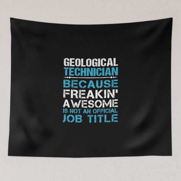 Item preview, Geological Technician T Shirt - Freaking Awesome Job Gift Item Tee designed and sold by oetate4774.