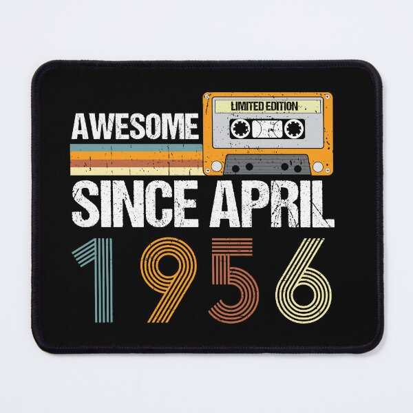 Item preview, Awesome Since April 1956 | 66th birthday | vintage April 1956 designed and sold by AMINE  ★★★★★.