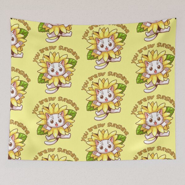 Item preview, you are my sunshine cat sunflower designed and sold by AsKartongs.