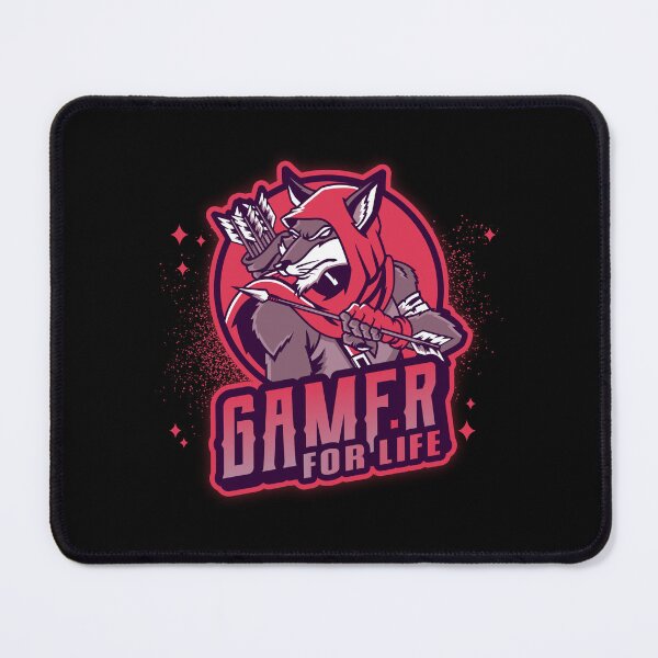 Item preview, Gamer for Life with Anthropomorphic Wolf  designed and sold by PRIVARSHU.