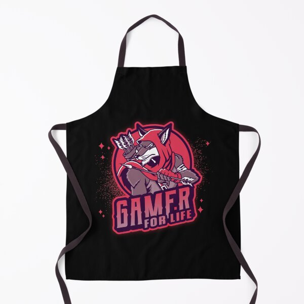 Item preview, Gamer for Life with Anthropomorphic Wolf designed and sold by PRIVARSHU.