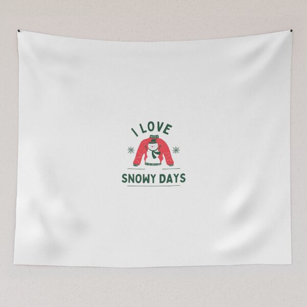 Item preview, I Love Snowy Days designed and sold by Baboki.