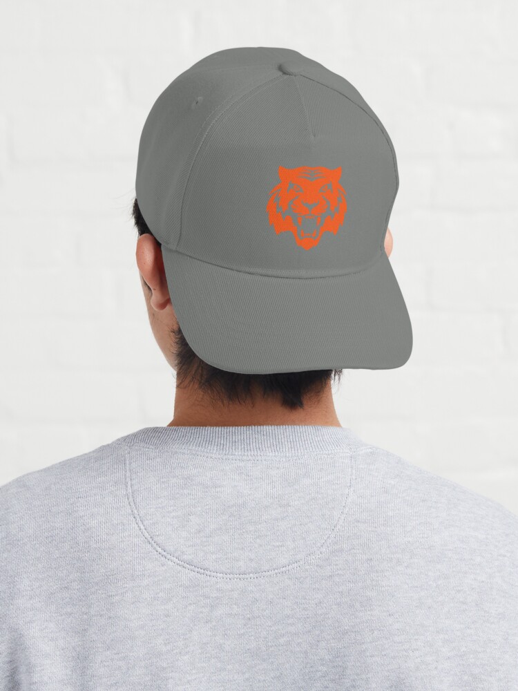 Growling Mouth Open Bengal Tiger Flat Bill Trucker Hat