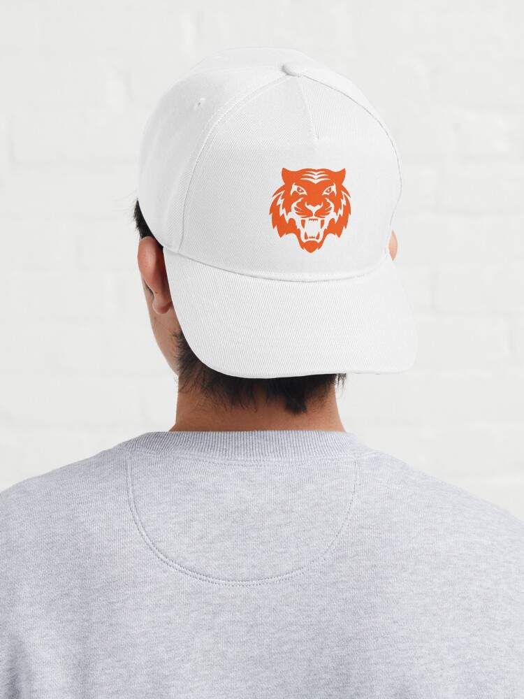 Growling Mouth Open Bengal Tiger Flat Bill Trucker Hat