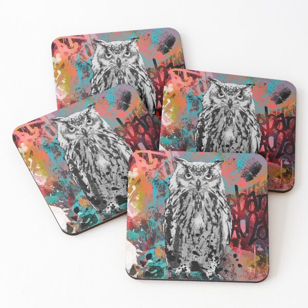 Item preview, Owl art designed and sold by Johann Brangeon.