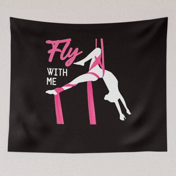 Item preview, Fly With Me Aerial Silk Aerialist Circus Acrobat Acrobatics designed and sold by TomGiantDesigns.
