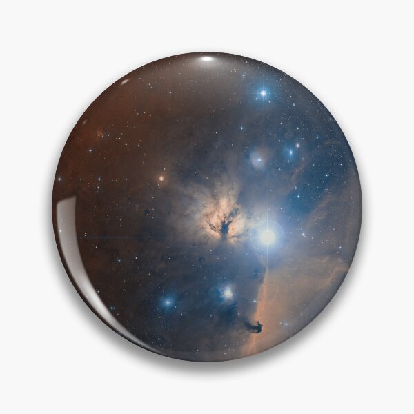 Artikelvorschau, Gürtel des Orion und Flammennebel (NGC 2024) (Sternbild Orion) entworfen und verkauft von Raureif.