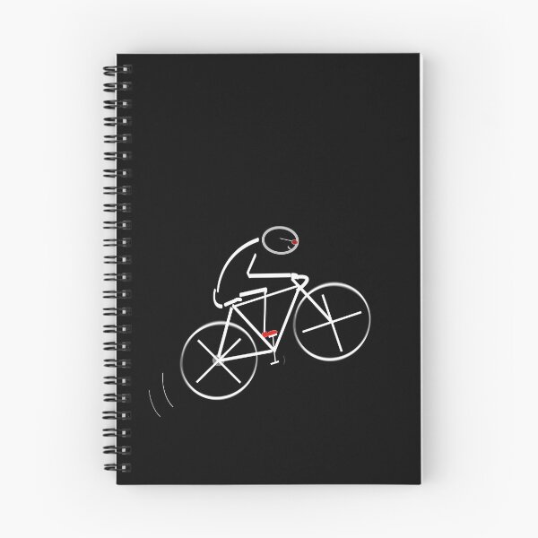 Item preview, Stylized Bicyclist - white design - for Cyclists designed and sold by Mindful-Designs.