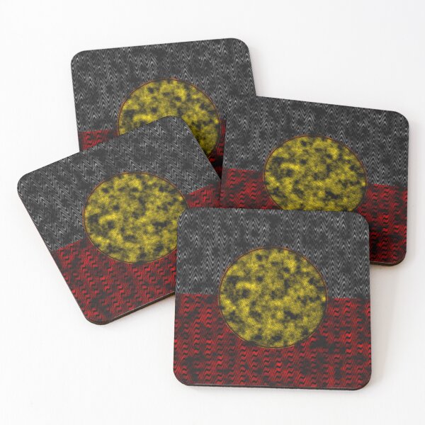 Item preview,  AMAZING  AUSTRALIAN ABORIGINAL FLAG  ART EXPRESSION WITH DOTS AND WAVES-14. designed and sold by Ralek.