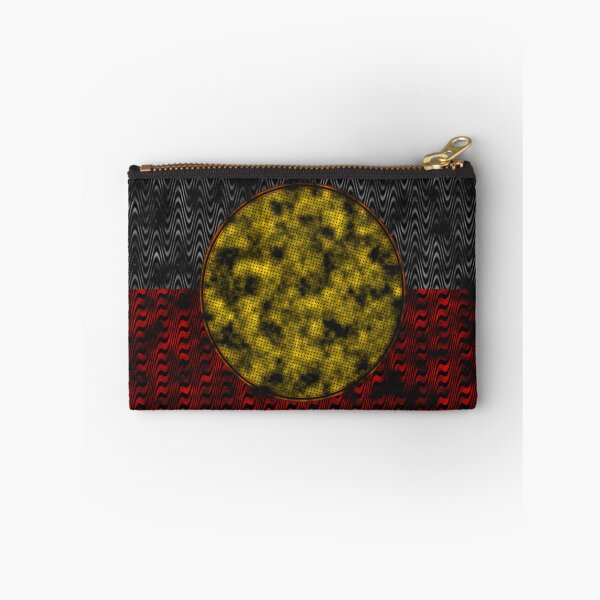 Item preview, AMAZING AUSTRALIAN ABORIGINAL FLAG ART EXPRESSION WITH DOTS AND WAVES-14. designed and sold by Ralek.