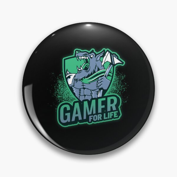 Item preview, Gamer for Life with Anthropomorphic Lycan designed and sold by PRIVARSHU.