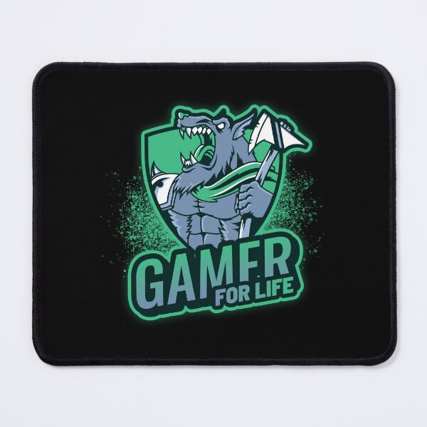 Item preview, Gamer for Life with Anthropomorphic Lycan designed and sold by PRIVARSHU.
