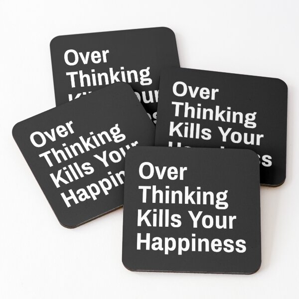 Item preview, Overthinking Kills Your Happiness designed and sold by bouymakesart.