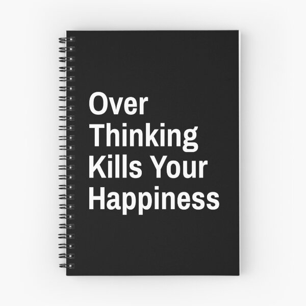 Item preview, Overthinking Kills Your Happiness designed and sold by bouymakesart.