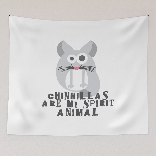 Item preview, Chinchillas are my spirit animal | Crazy chinchilla  designed and sold by crazycollective.