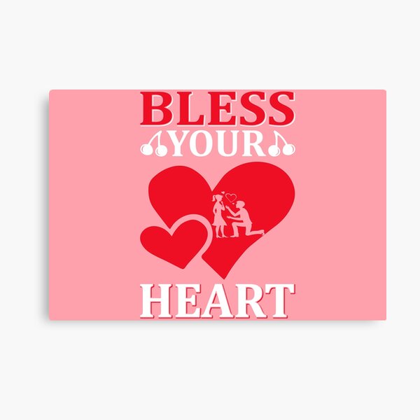 Item preview, Bless Your Heart - cute valentine design designed and sold by Froyd Wess.