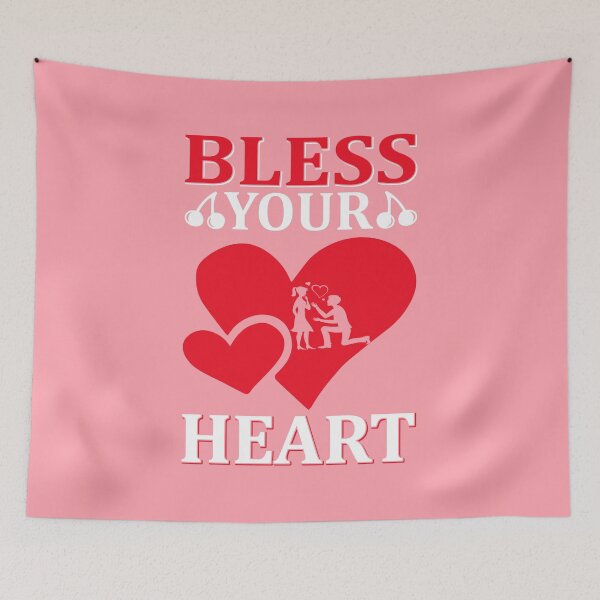Item preview, Bless Your Heart - cute valentine design designed and sold by Froyd Wess.