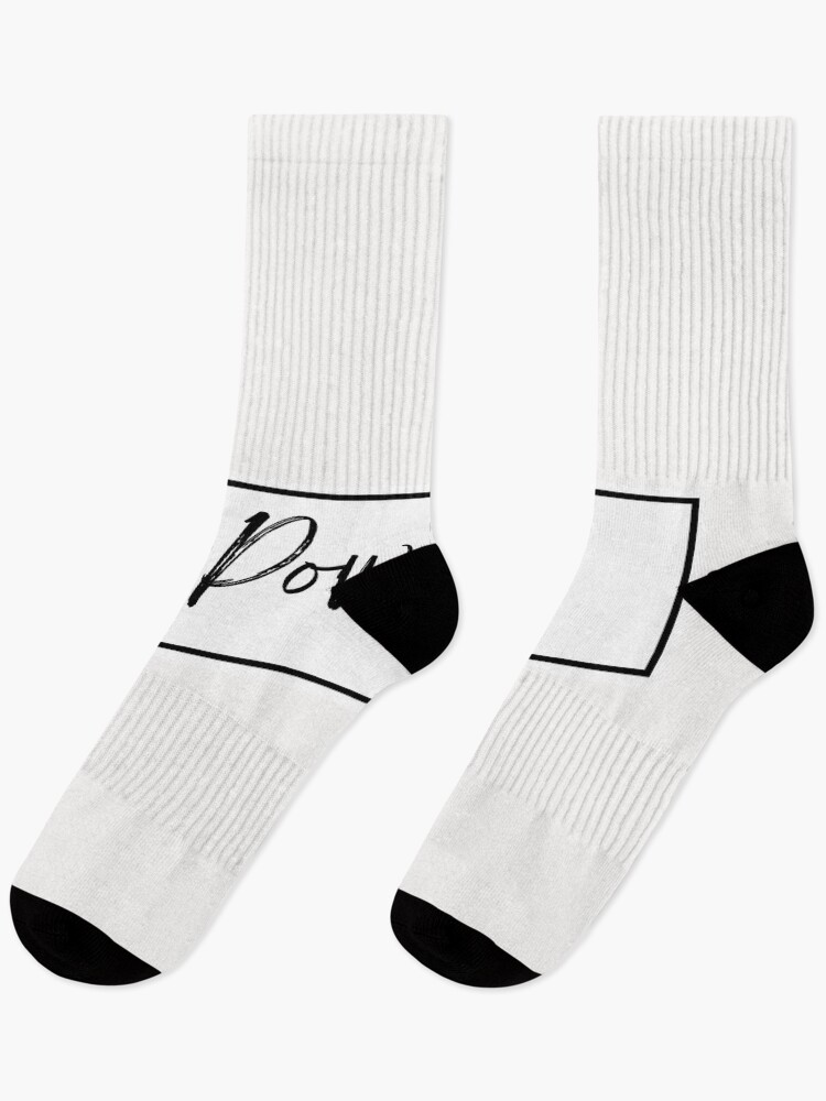 Thumbnail 1 of 5, Socks, Powerful designed and sold by WORDtoARTwork.