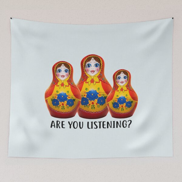 Item preview, Hanson Russian Doll - Are You Listening   designed and sold by YoloApparelShop.