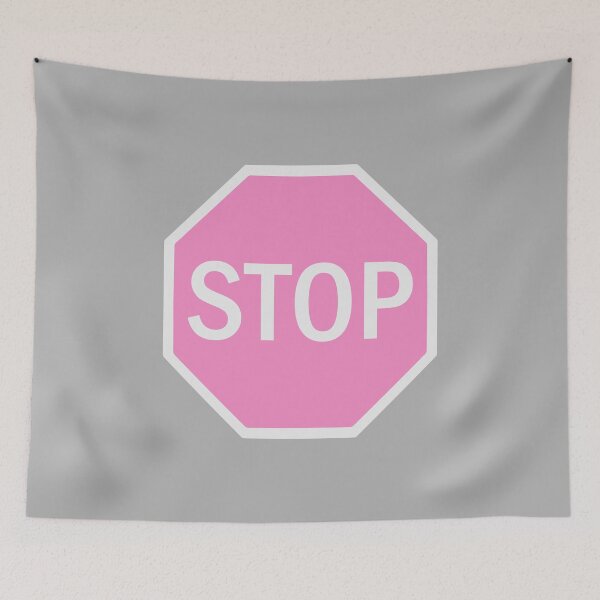 Item preview, Pink Stop Sign Street Sign designed and sold by Creations-By-Em.