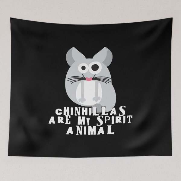 Item preview, Chinchillas are my spirit animal | Crazy chinchilla  designed and sold by crazycollective.