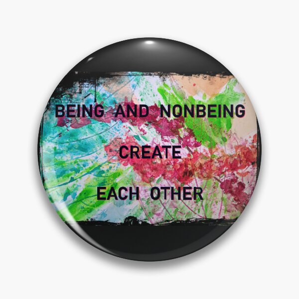 Item preview, Being and nonbeing create each other, great thinkers. philosophy, inscriptions designed and sold by NessArtByEwa.